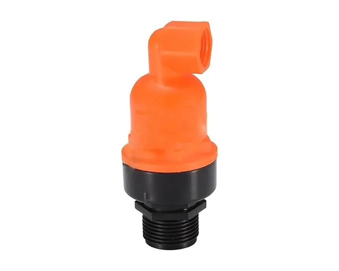 5pcs Air Release Valve 1” Male Threaded Irrigation Air Relief Valves Automatic Exhaust Air Inlet Outlet Vent Valve for Agricultural Drip Irrigation Systems Pack of 5pcs
