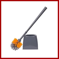 Chakaachak Glide Toilet Brush with Storage, Toilet Cleaning Brush with Container, Bathroom Brush-Multicolour.