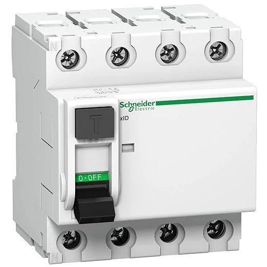 Schneider Electric 63A FP 30mA ACTI9 Residual current circuit breaker (RCCB) (White), A9N16258